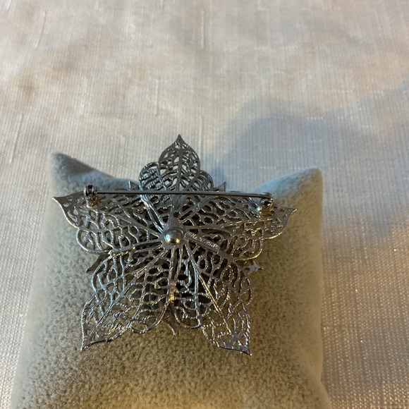 Corocraft Silver Tone Brooch